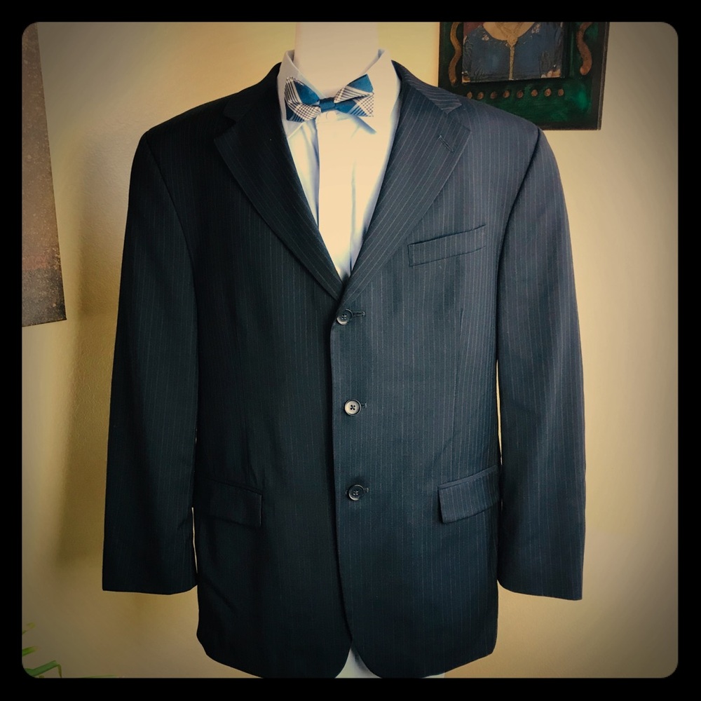 Alfani three button pinstripe blazer